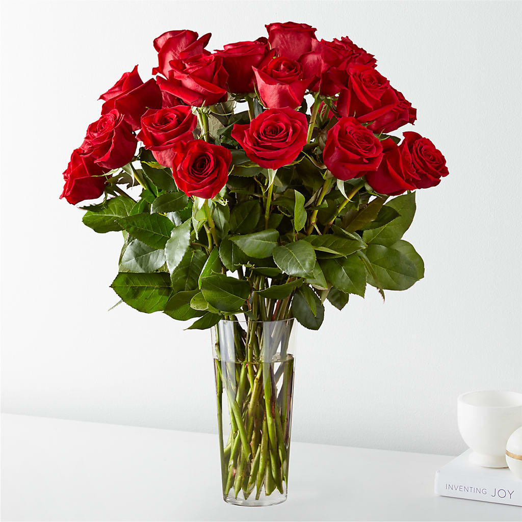 Long Stem Red Rose Bouquet – KAREN'S FLOWER KOTTAGE, Hayward CA