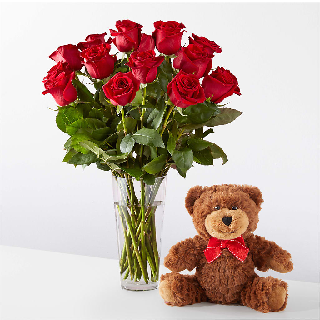 Romantic Long Stem Red Rose Bouquet Bundles – KAREN'S FLOWER KOTTAGE, Hayward CA
