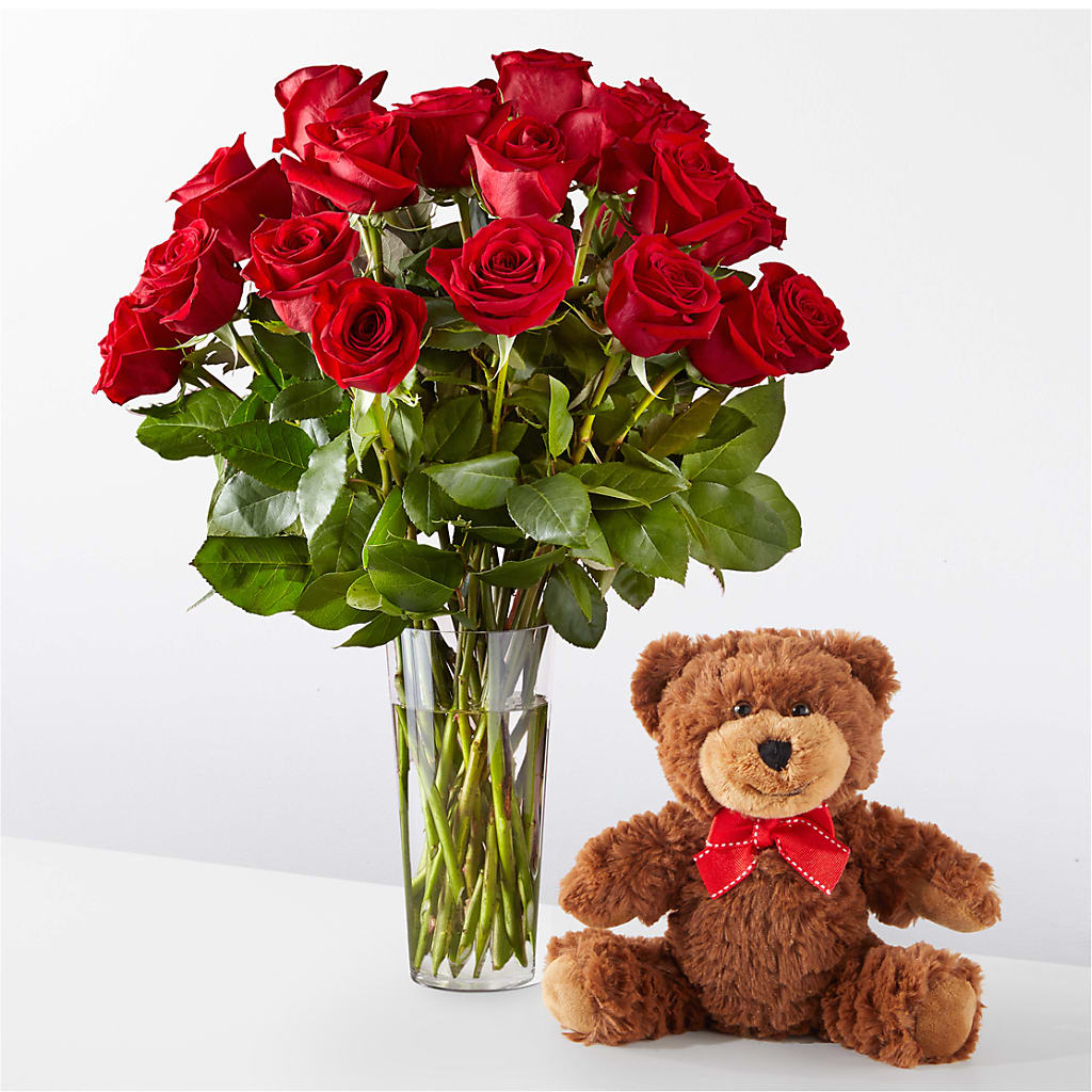 Romantic Long Stem Red Rose Bouquet Bundles – KAREN'S FLOWER KOTTAGE, Hayward CA