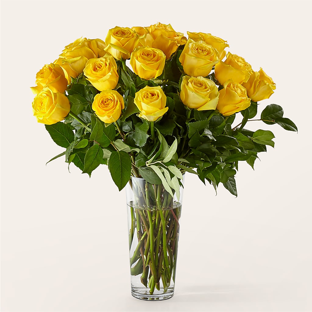 Long Stem Yellow Rose Bouquet – KAREN'S FLOWER KOTTAGE, Hayward CA