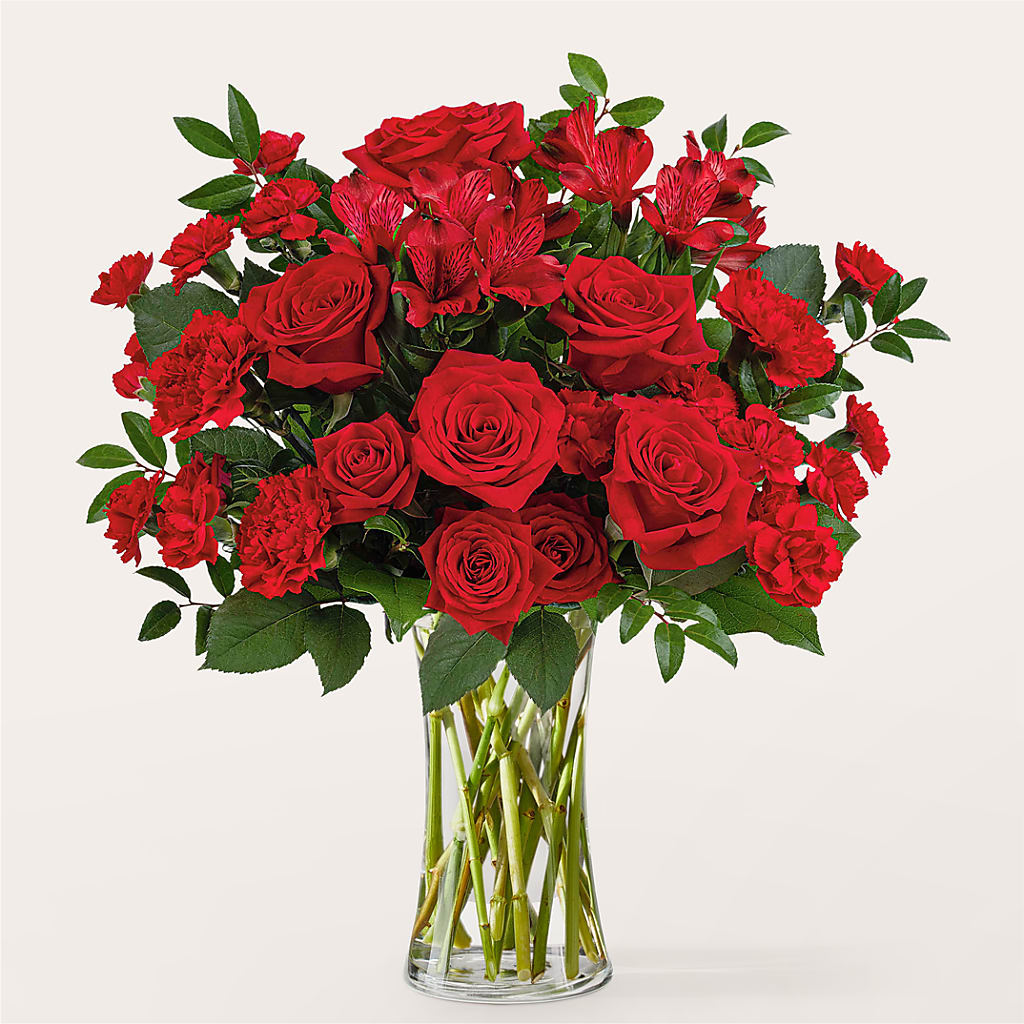 Brilliant Ruby Bouquet – KAREN'S FLOWER KOTTAGE, Hayward CA