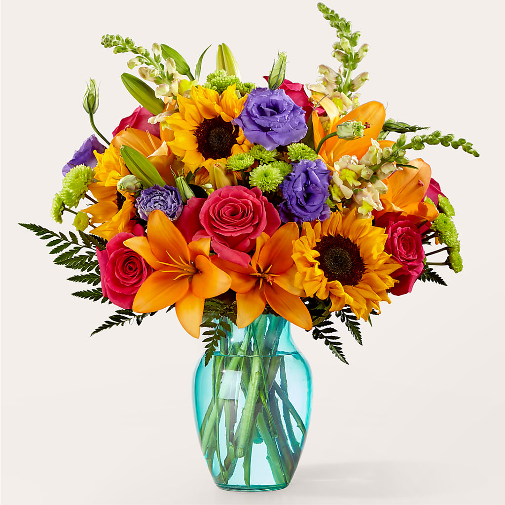 Double Rainbow Bouquet – KAREN'S FLOWER KOTTAGE, Hayward CA