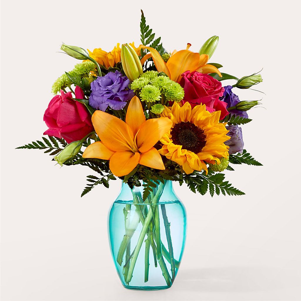 Double Rainbow Bouquet – KAREN'S FLOWER KOTTAGE, Hayward CA