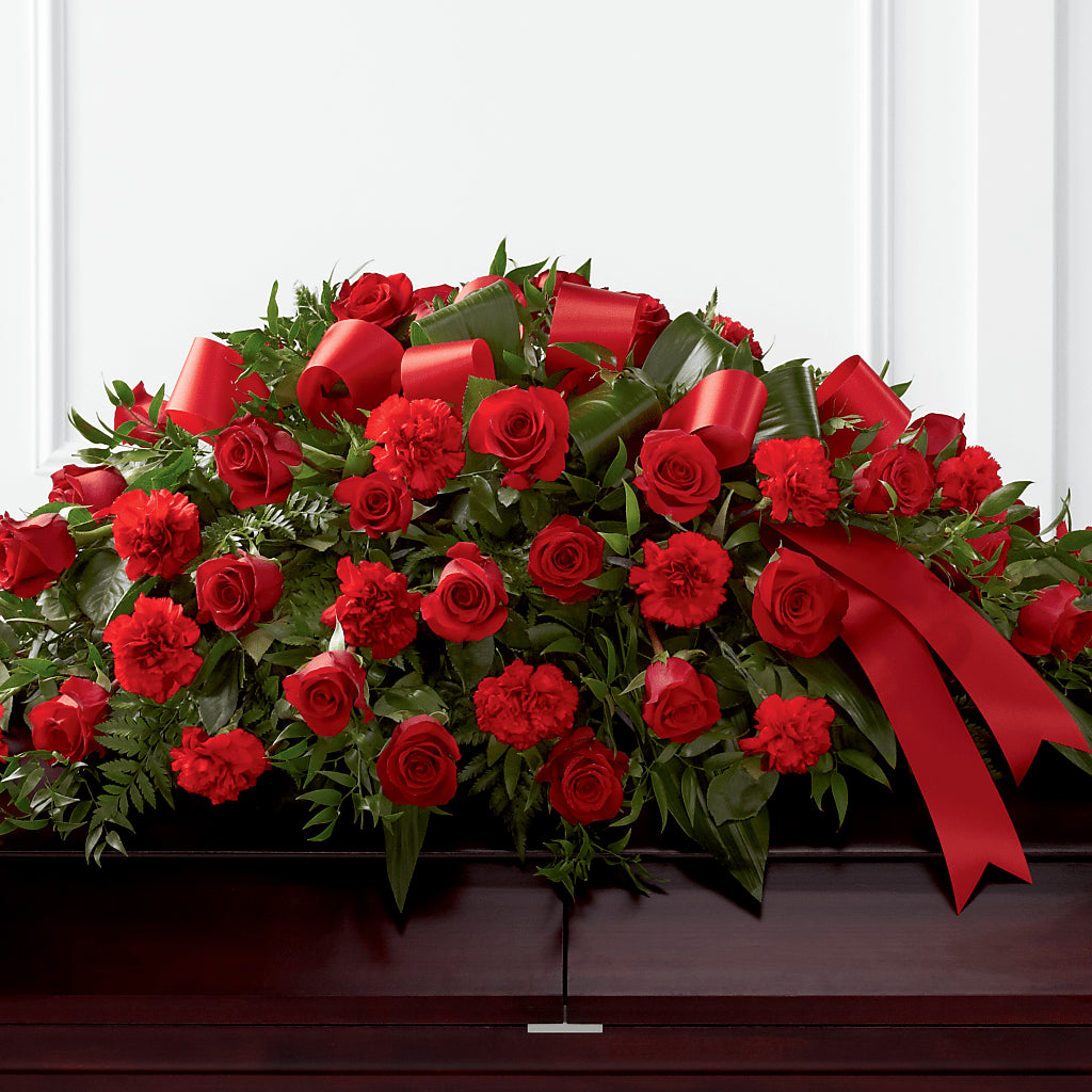 Tribute of Life Casket Spray – KAREN'S FLOWER KOTTAGE, Hayward CA