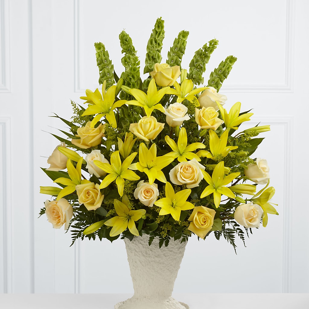 Golden Memories Arrangement – KAREN'S FLOWER KOTTAGE, Hayward CA