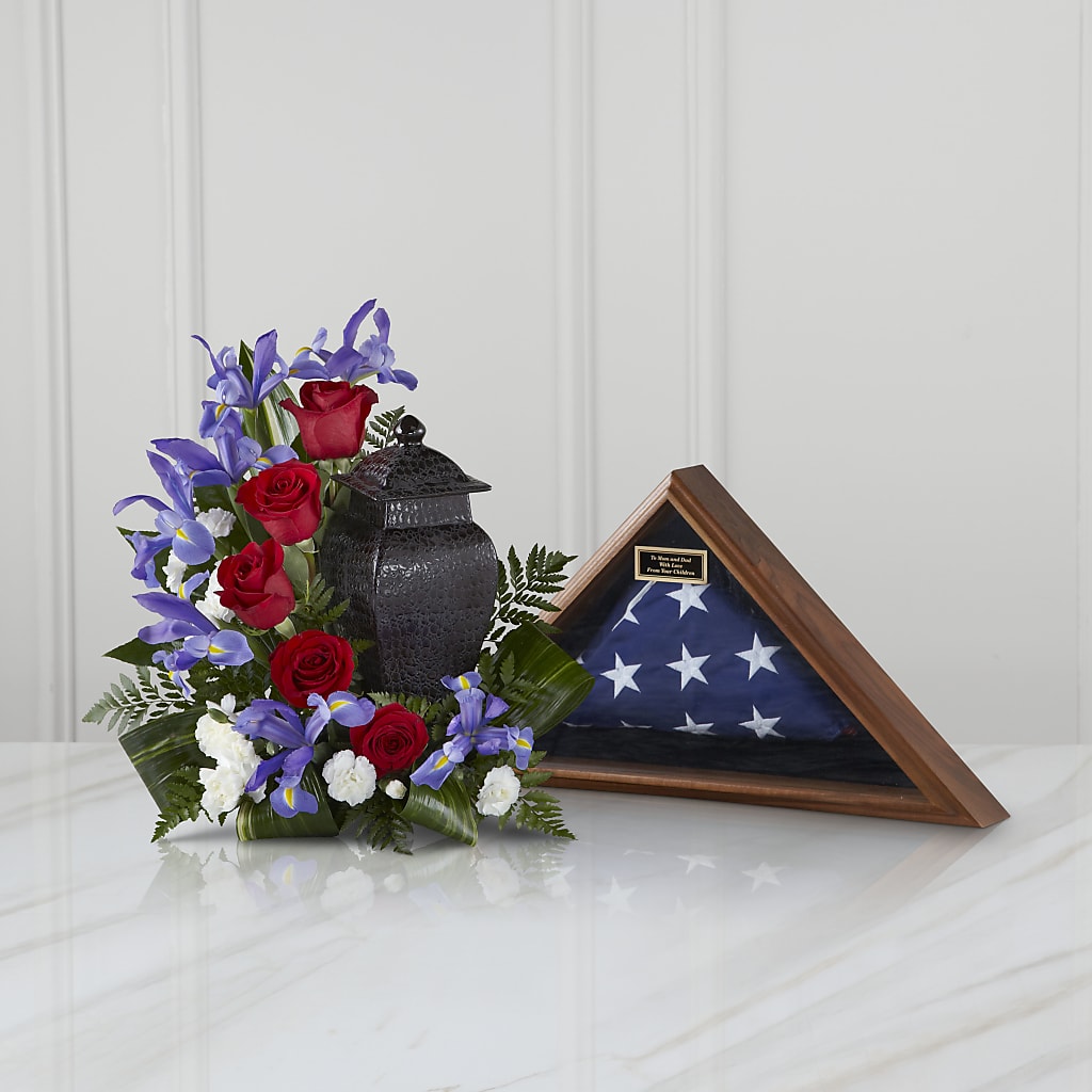Patriotic Tribute Arrangement – KAREN'S FLOWER KOTTAGE, Hayward CA