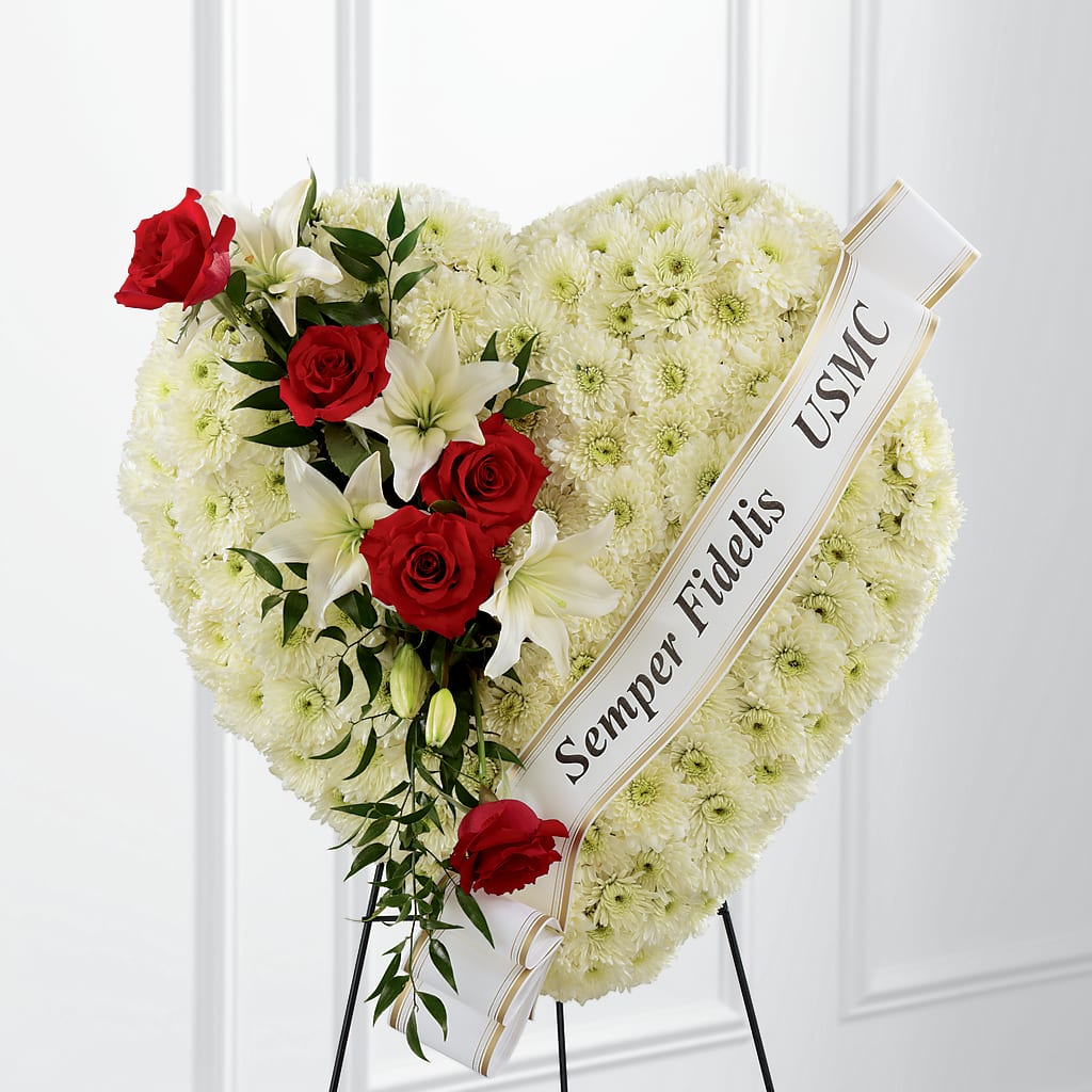 Heartfelt Hero Standing Heart – KAREN'S FLOWER KOTTAGE, Hayward CA
