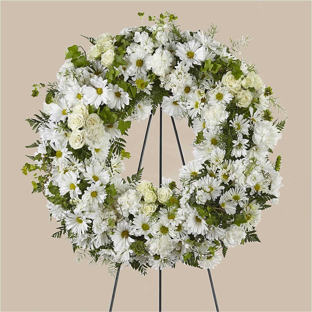 Faithful Wishes Wreath – KAREN'S FLOWER KOTTAGE, Hayward CA