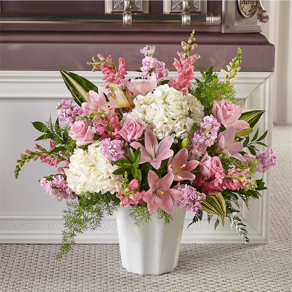 Simply Serene Floor Basket – KAREN'S FLOWER KOTTAGE, Hayward CA