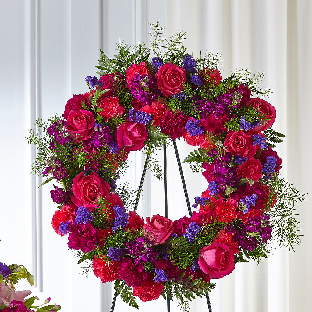 Calming Colors Wreath – KAREN'S FLOWER KOTTAGE, Hayward CA