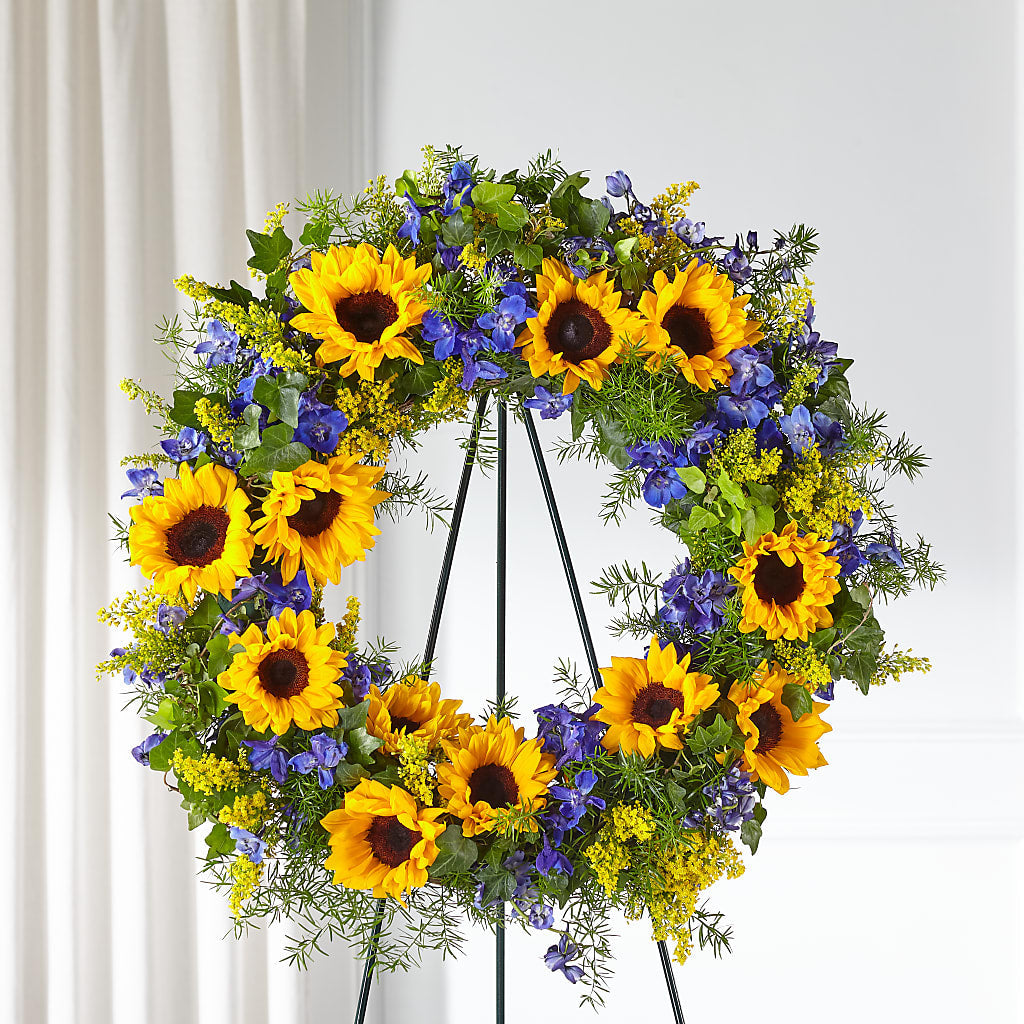 Bright Rays Wreath – KAREN'S FLOWER KOTTAGE, Hayward CA