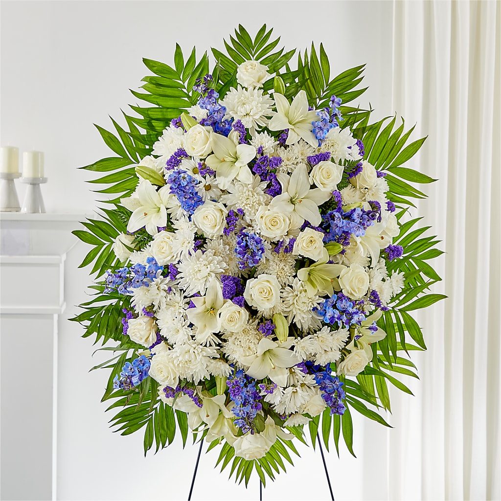 At Rest Standing Spray – KAREN'S FLOWER KOTTAGE, Hayward CA