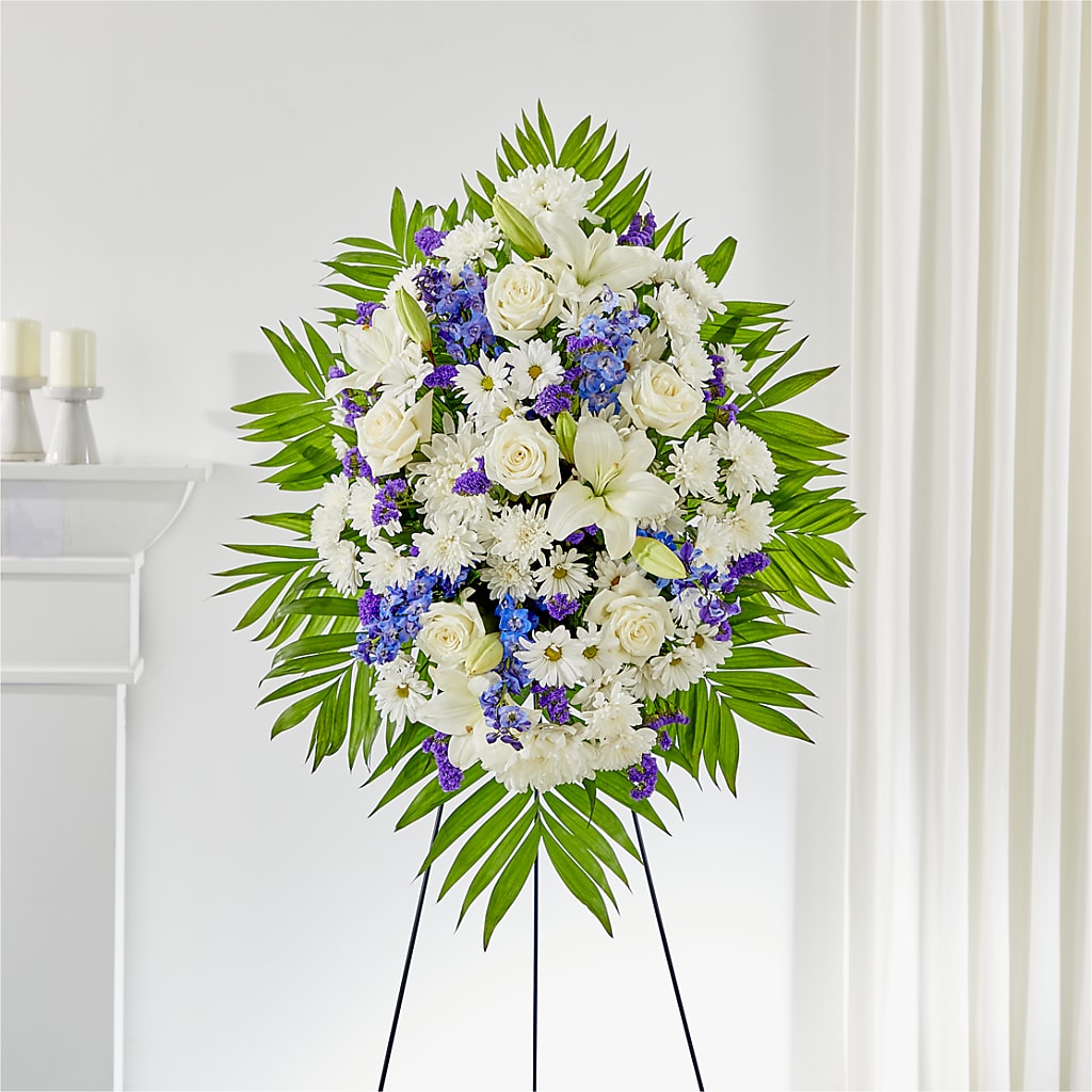At Rest Standing Spray – KAREN'S FLOWER KOTTAGE, Hayward CA