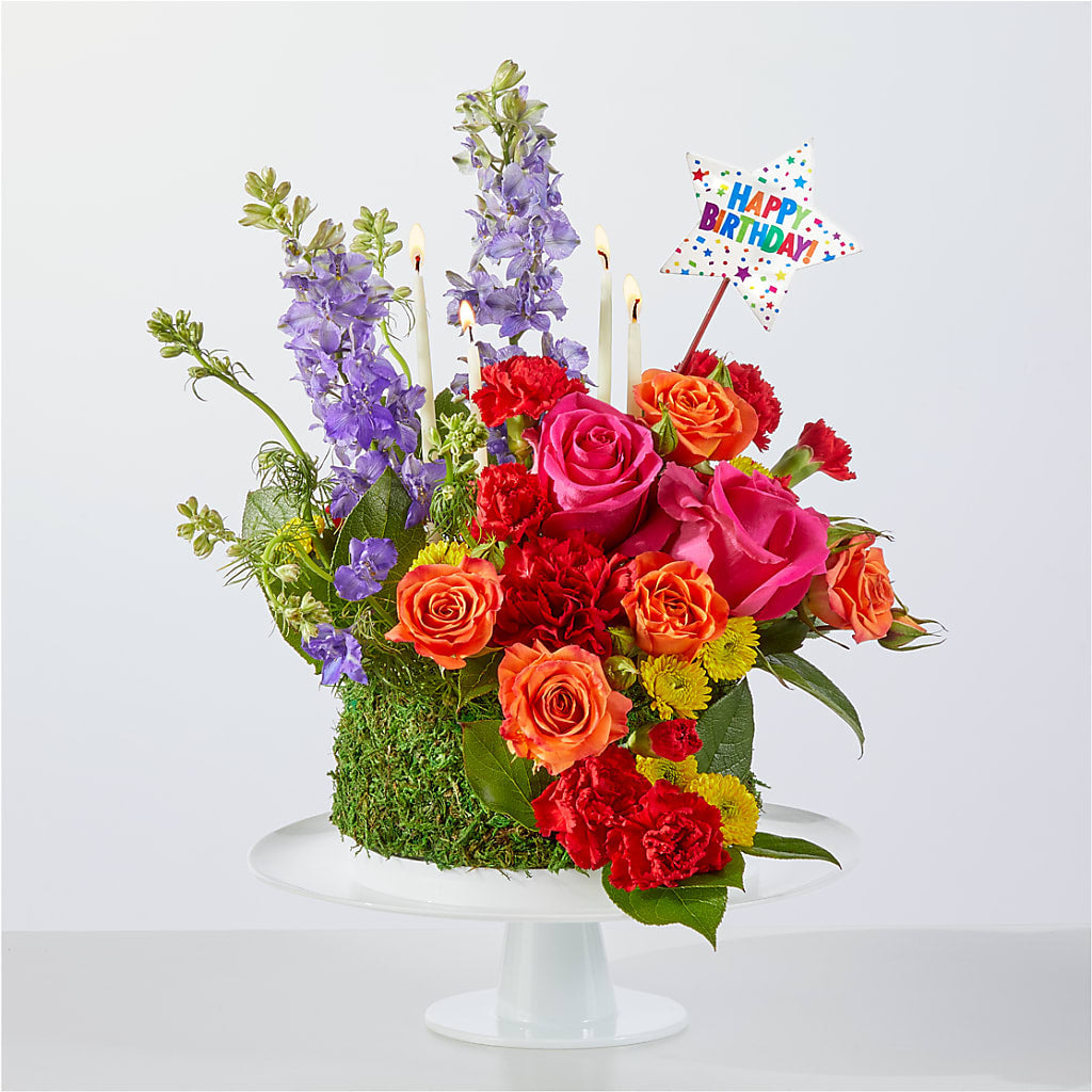 Best Year Yet Floral Cake – KAREN'S FLOWER KOTTAGE, Hayward CA
