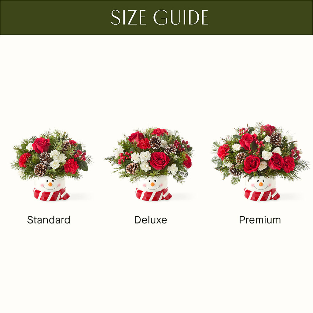 Jolly Snowman Bouquet – KAREN'S FLOWER KOTTAGE, Hayward CA