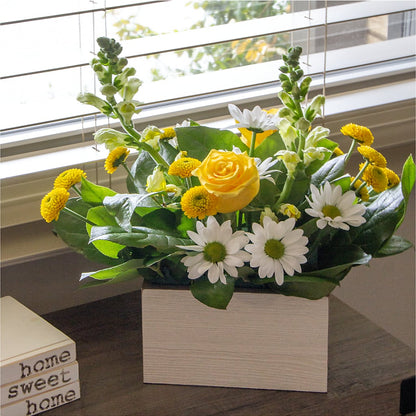 Sun Salutation Box Bouquet – KAREN'S FLOWER KOTTAGE, Hayward CA
