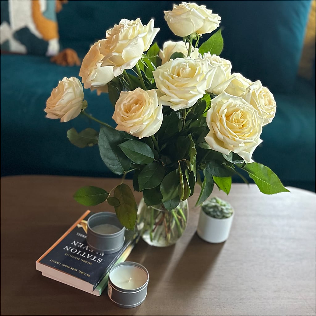 Long Stem Yellow Rose Bouquet – KAREN'S FLOWER KOTTAGE, Hayward CA