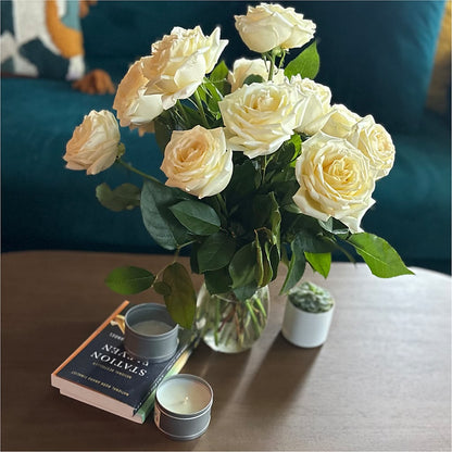 Long Stem Yellow Rose Bouquet – KAREN'S FLOWER KOTTAGE, Hayward CA