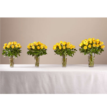 Long Stem Yellow Rose Bouquet – KAREN'S FLOWER KOTTAGE, Hayward CA