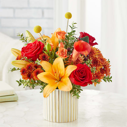 Scarlet Skies Bouquet – KAREN'S FLOWER KOTTAGE, Hayward CA