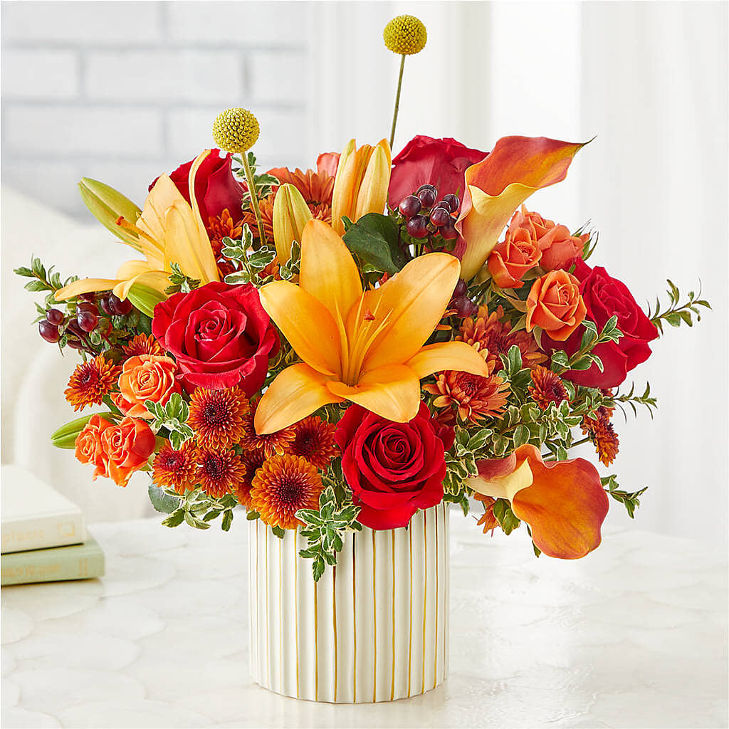 Scarlet Skies Bouquet – KAREN'S FLOWER KOTTAGE, Hayward CA