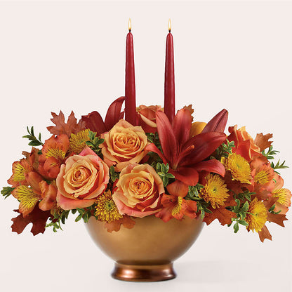 Harvest Table Centerpiece – KAREN'S FLOWER KOTTAGE, Hayward CA