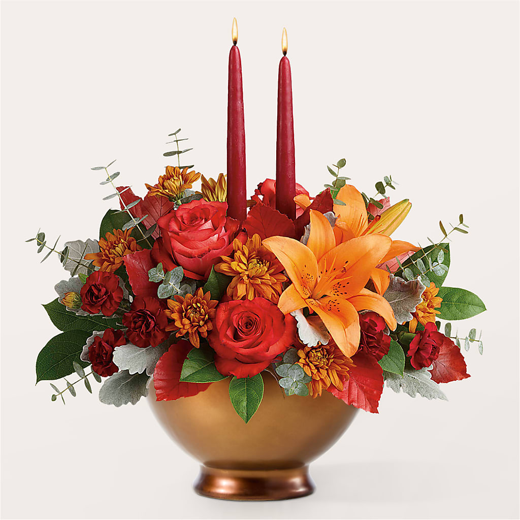 Fruits of Fall Centerpiece – KAREN'S FLOWER KOTTAGE, Hayward CA