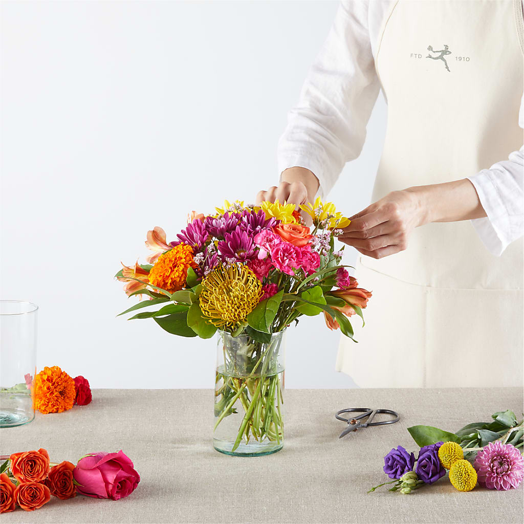 Feast of Color – A Florist Original – KAREN'S FLOWER KOTTAGE, Hayward CA