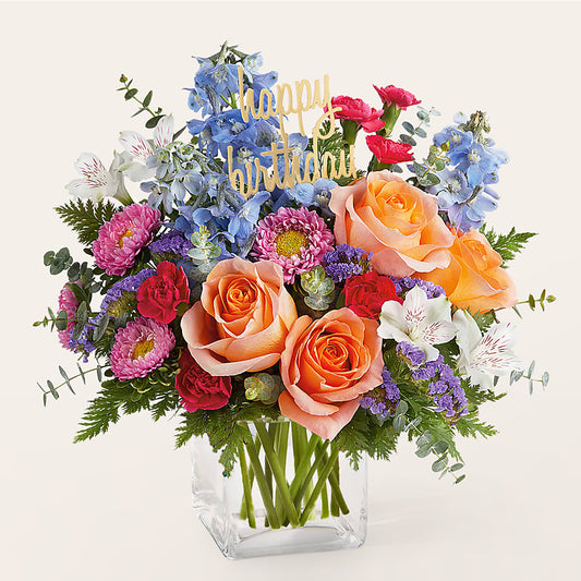 Birthday Bash Bouquet – KAREN'S FLOWER KOTTAGE, Hayward CA