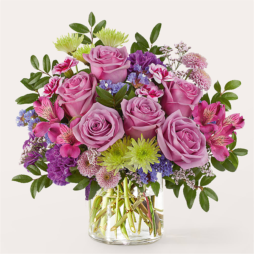 Glass Half Full Bouquet – KAREN'S FLOWER KOTTAGE, Hayward CA