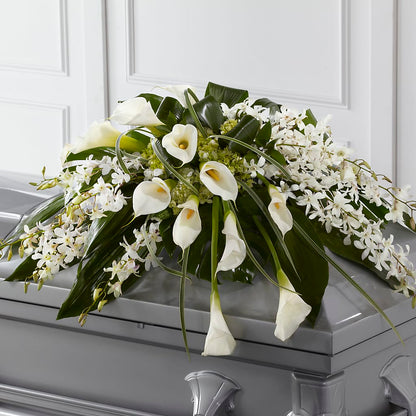 Angel Wings Casket Spray – KAREN'S FLOWER KOTTAGE, Hayward CA