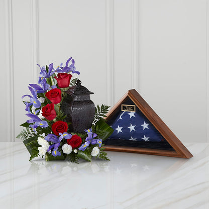 Patriotic Tribute Arrangement – KAREN'S FLOWER KOTTAGE, Hayward CA