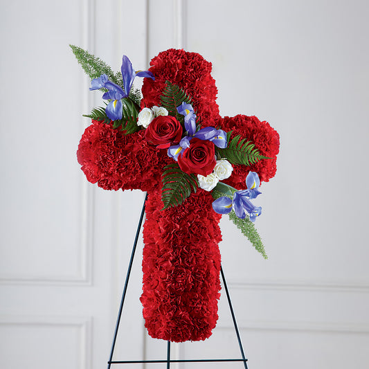 Faithful Hero Floral Cross – KAREN'S FLOWER KOTTAGE, Hayward CA