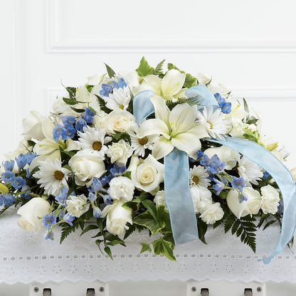 Tender Treasure Casket Spray – KAREN'S FLOWER KOTTAGE, Hayward CA