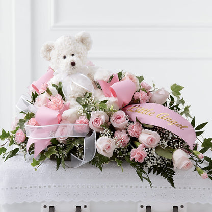 Touch of Sympathy Casket Spray – KAREN'S FLOWER KOTTAGE, Hayward CA