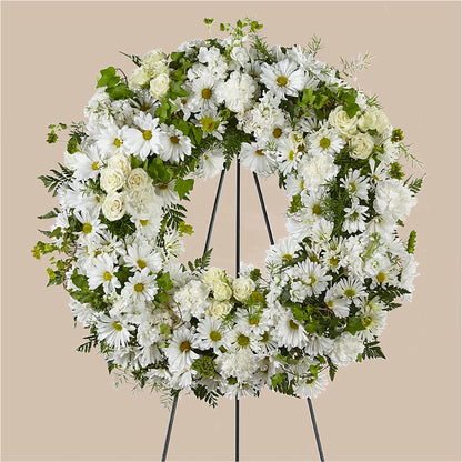 Faithful Wishes Wreath – KAREN'S FLOWER KOTTAGE, Hayward CA