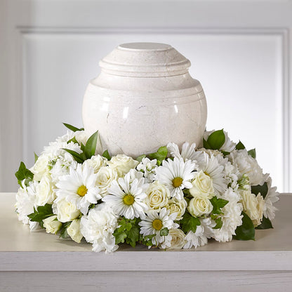 Ivory Gardens Cremation Adornment – KAREN'S FLOWER KOTTAGE, Hayward CA