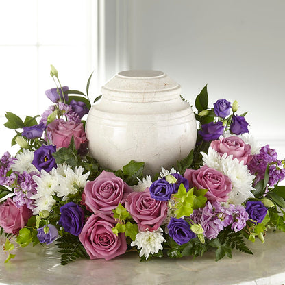 Blooming Sympathy Cremation Adornment – KAREN'S FLOWER KOTTAGE, Hayward CA