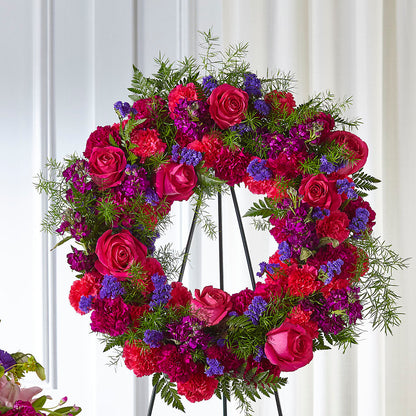 Calming Colors Wreath – KAREN'S FLOWER KOTTAGE, Hayward CA
