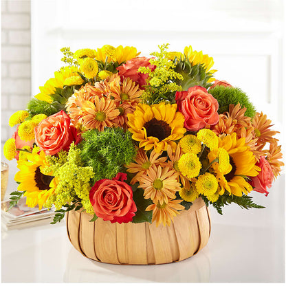 Harvest Sunflower Basket – KAREN'S FLOWER KOTTAGE, Hayward CA