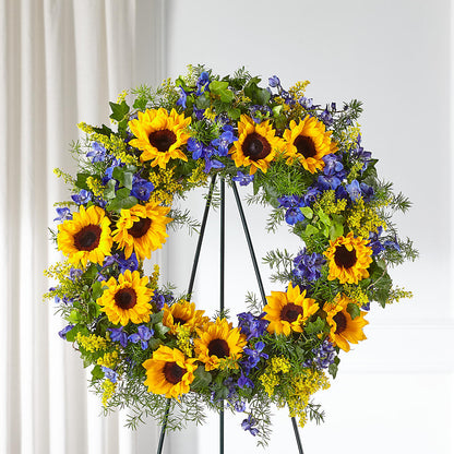 Bright Rays Wreath – KAREN'S FLOWER KOTTAGE, Hayward CA