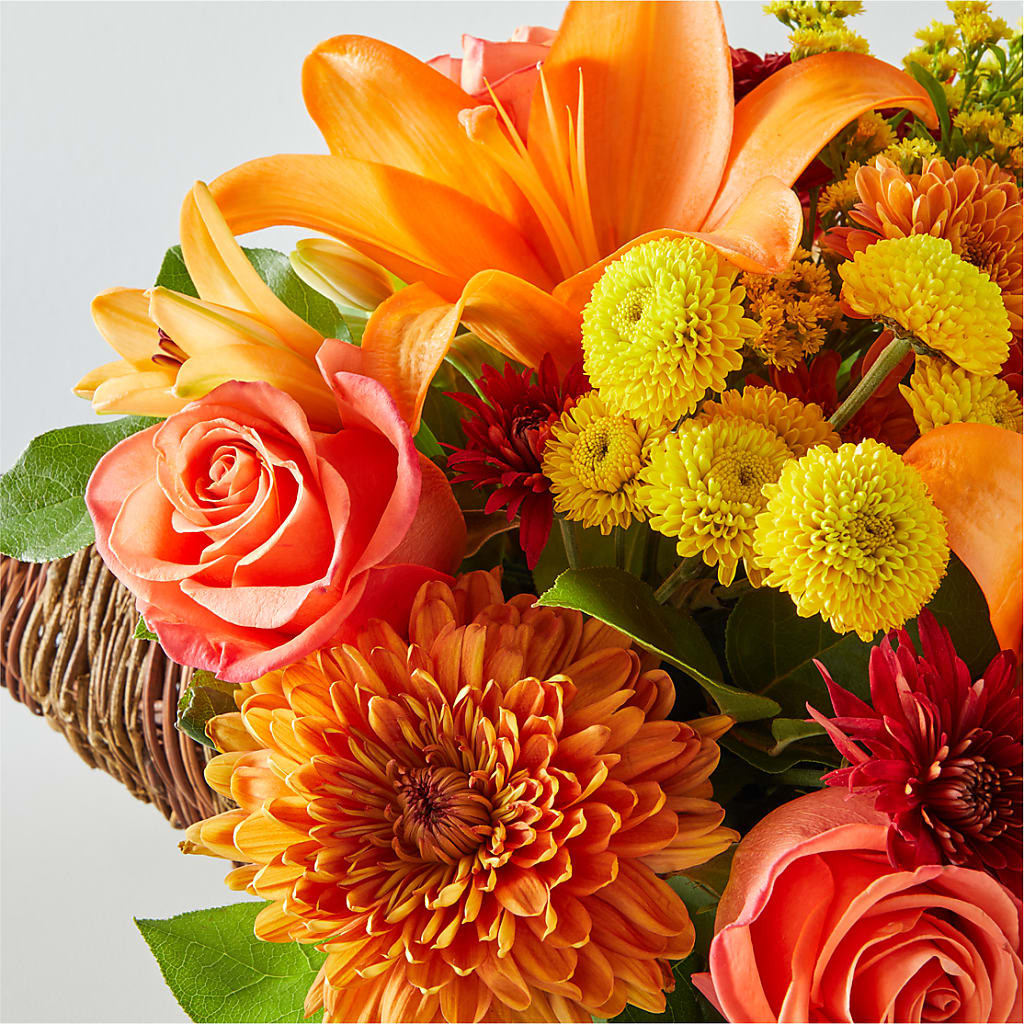 Bouquet of Blessings Cornucopia – KAREN'S FLOWER KOTTAGE, Hayward CA
