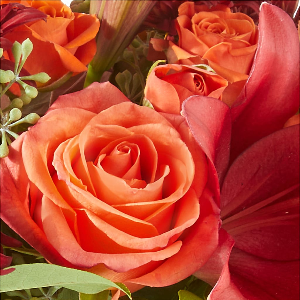 Crimson Leaves Bouquet – KAREN'S FLOWER KOTTAGE, Hayward CA
