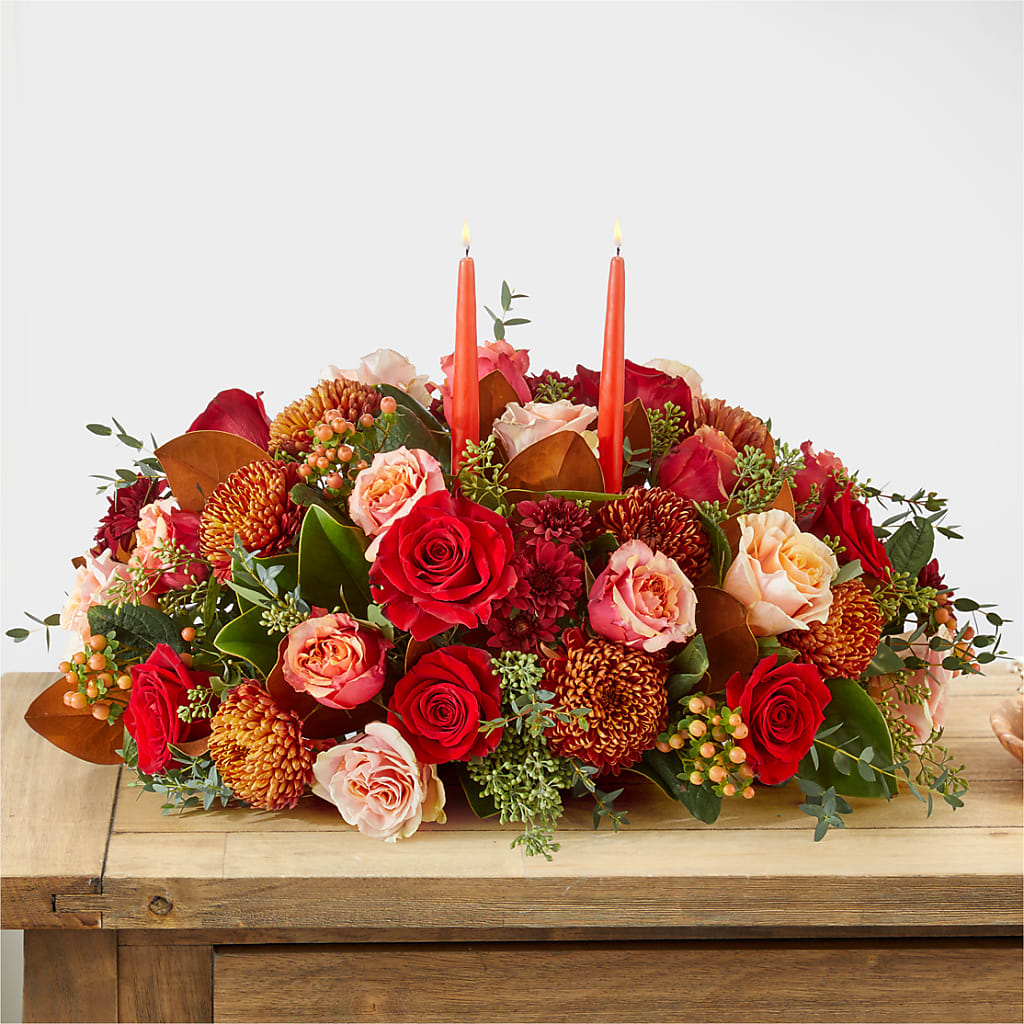 Gather Near Centerpiece – KAREN'S FLOWER KOTTAGE, Hayward CA